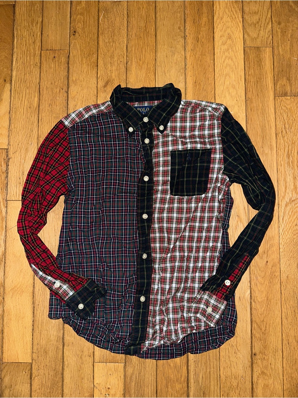 Boy’s Polo Ralph Lauren long sleeve button down shirt collar top